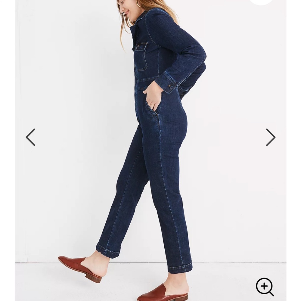 Madewell Denim Slim Coverall Jumpsuit